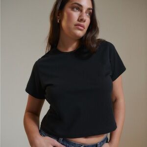 Abercrombie and Fitch Essential Polished Body-Skimming Tee NWOT